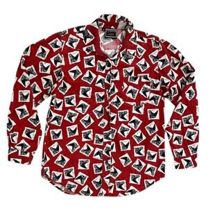 Vintage Studio West Horse Print Button Down